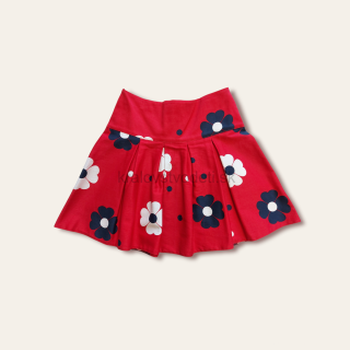 Sukňa červený kvet veľ. 140