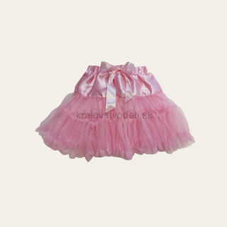 Sukňa tylová ružová veľ. 3-4roky
