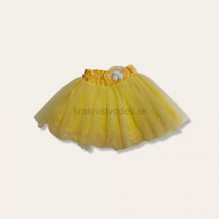 Sukňa žltś tutu veľ. 86/92