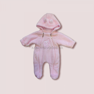 Prechodný overal ružový veľ. 62