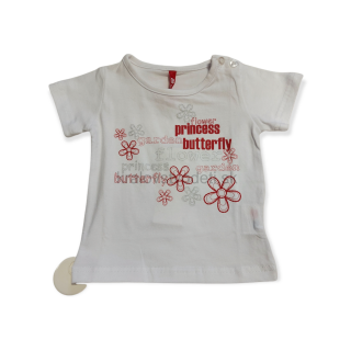 Dievčenské tričko biele veľ. 74