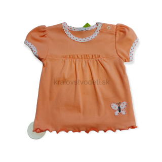 Dievčenské tričko oranžové veľ. 74, 104