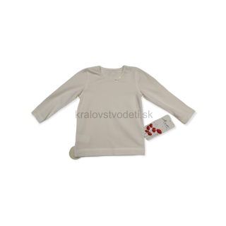 Dievčenské tričko krémové veľ. 74, 80