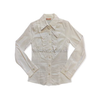 Dievčenská biela bľúzka veľ. 164