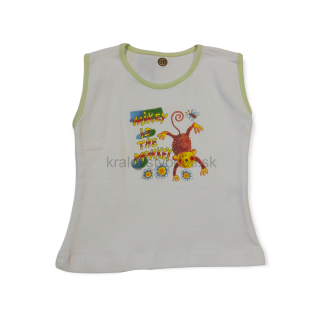 Dievčenské tričko biele veľ. 98