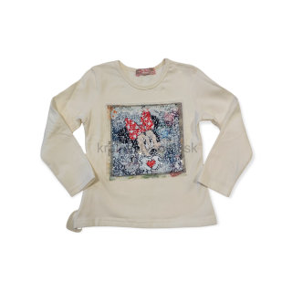 Dievčenské tričko minnie flitre veľ. 104