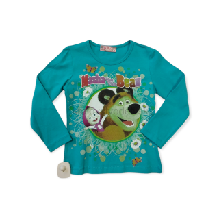 Dievčenské tričko medveď veľ. 98, 104, 122