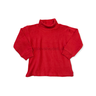 Červený frotte rolák veľ. 100