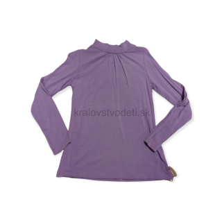 Dievčenský fialový rolák / tričko veľ. 146