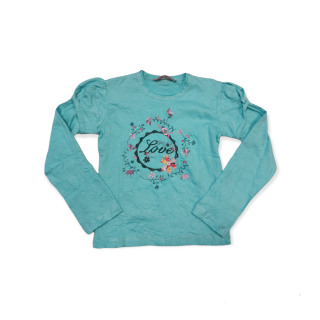 Dievčenské tričko zelené veľ. 116, 128, 134, 146, 158