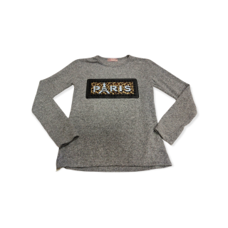 Dievčenské tričko sive Paris veľ. 140, 164