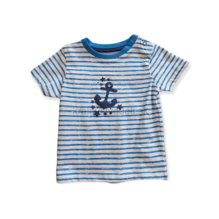 Chlapčenské tričko modrá kotva veľ. 68