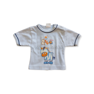 Chlapčenské tričko modré zebra veľ. 62