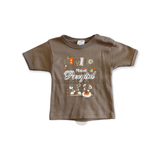 Chlapčenské tričko hnedé veľ. 80