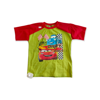 Chlapčenské tričko zelené autá veľ. 122