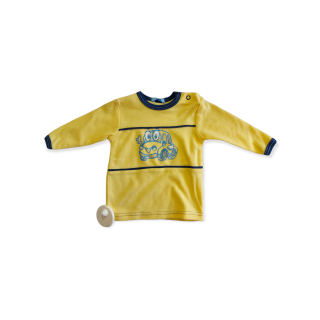 Chlapčenské tričko žlté auto veľ. 62
